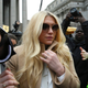 Kesha leaving a New York courthouse on Friday, Feb. 19, 2016